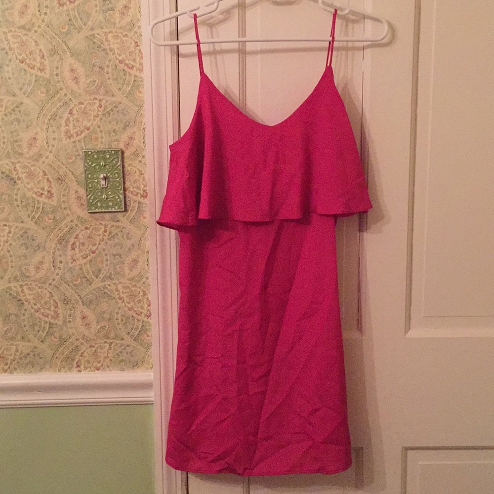 Rachel Kate pink spaghetti strap dress